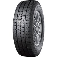 Yokohama BluEarth-Van RY61 tyre, 215/65/15, black tread with symmetrical grooves, mounted on a silver alloy wheel.