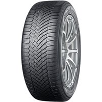 Yokohama BluEarth-Winter V906 SUV tire, 265/55 R19, black tread with intricate pattern and silver alloy wheel.