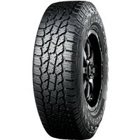 Yokohama Geolandar A/T4 tire, black with rugged tread pattern, size LT245/65 R17, white sidewall lettering.