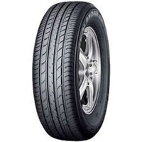 Yokohama Geolandar tire, black with detailed tread pattern, size 225/65 R17 102V, mounted on a silver alloy wheel.