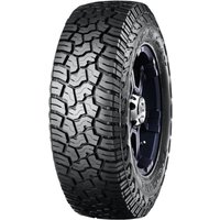 Yokohama Geolandar X-AT tire, aggressive tread pattern, black sidewall, LT265/60 R20 size, rugged design.