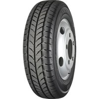 Yokohama WY01 tire, 235/65 R16C, black tread with symmetrical pattern, silver rim with five holes.