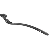 Black Zefal Swan Road rear mudguard with a sleek, curved design and adjustable mounting bracket.