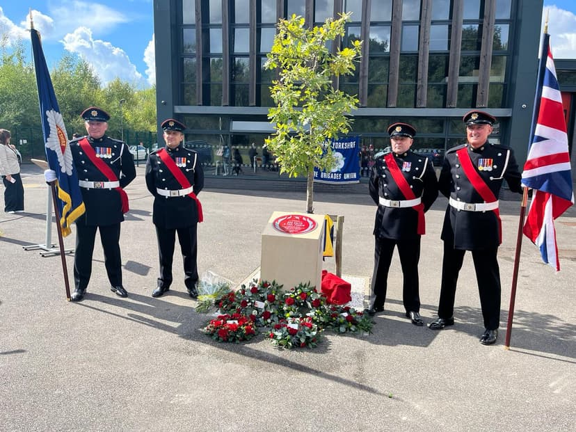 Featured image for Sheffield Firefighters Remembered: New Plaque Honours Heroes Lost in British Steel Explosion - Community