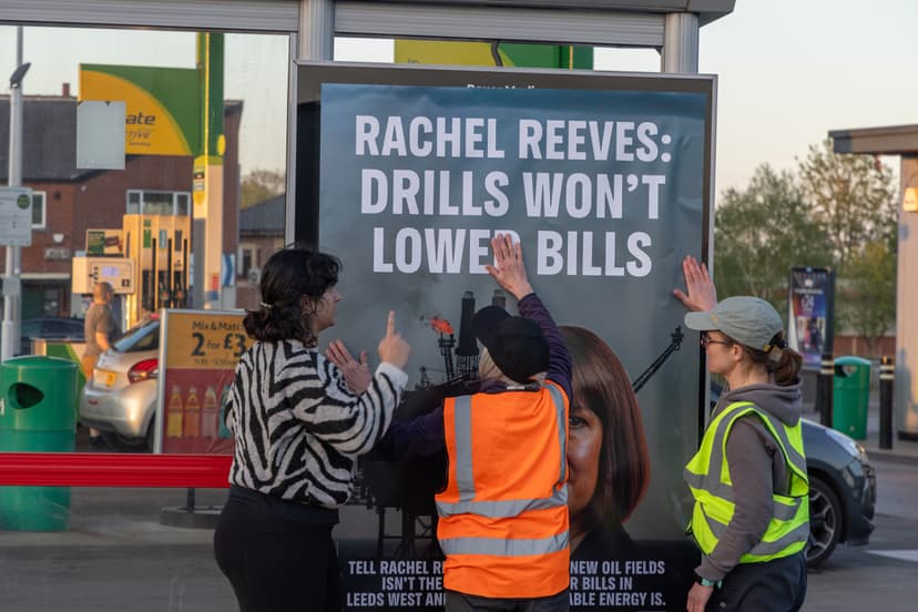 Leeds Greenpeace Urges MP Rachel Reeves to Oppose New Oil Drilling Plans