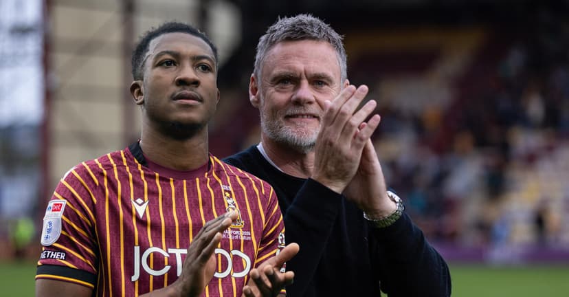 Featured image for Bradford City Duo Graham Alexander And Josh Neufville Nominated For September EFL Awards - Sport