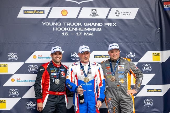 John Newell Achieves Four Podium Finishes at German Truck Racing Championship Opening Round