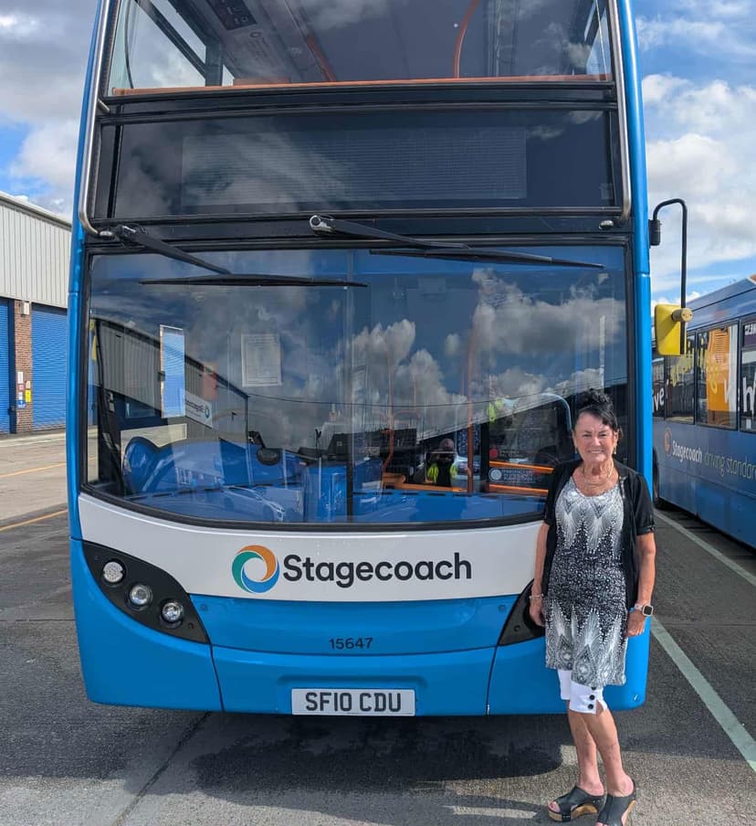 Brave Marilyn Celebrates 35 Years at Yorks Bus Operator