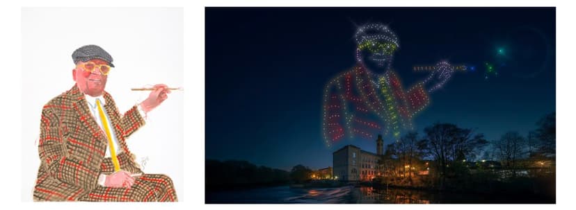 Featured image for What Is The David Hockney Drone Show in Bradford? - Features