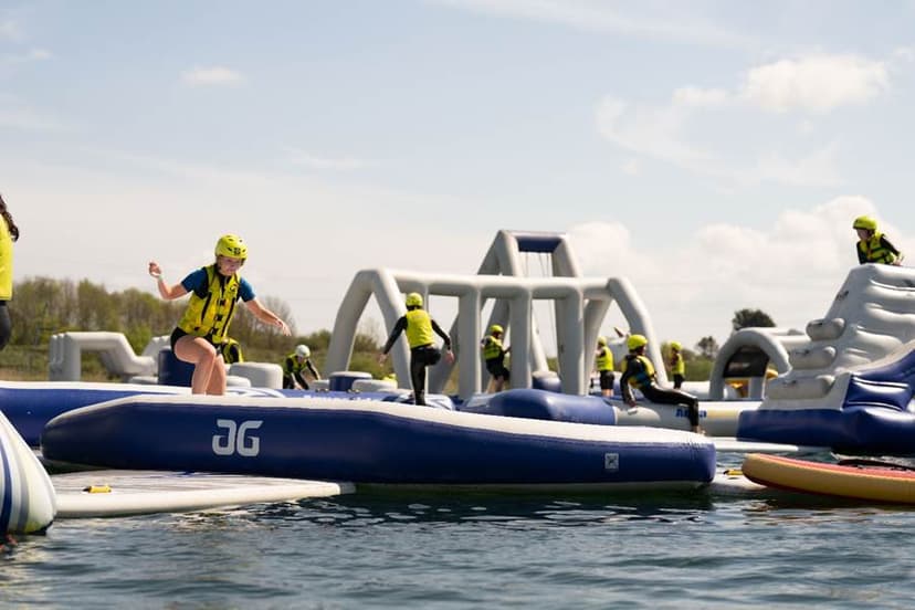 Featured image for North Yorkshire Water Park to Reopen Warrior Aqua Park on 23rd May - Seasonal