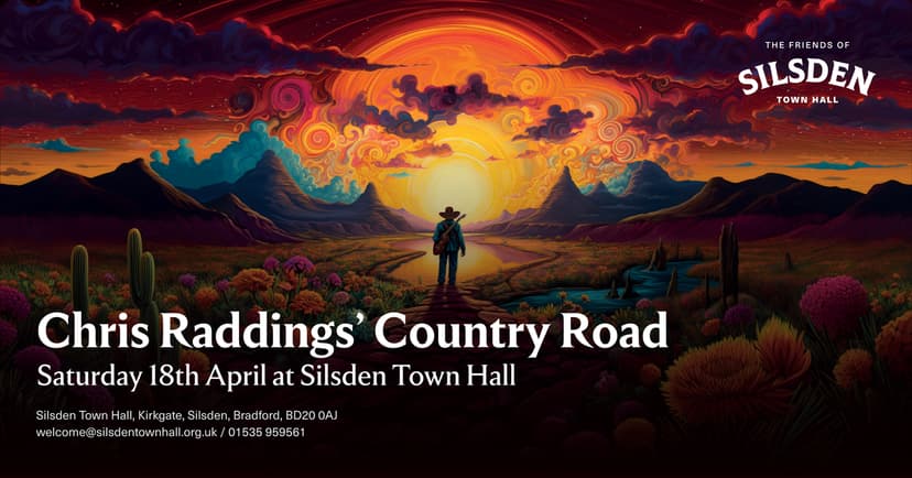 Featured image for Chris Raddings' Country Road at Silsden Town Hall - Arts & Culture