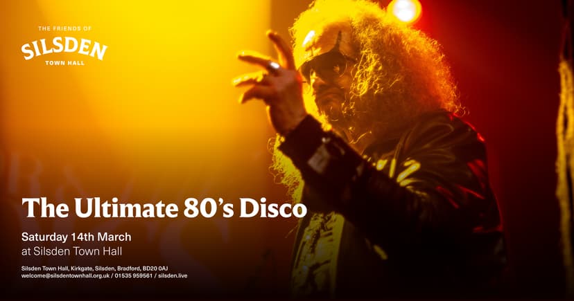 Featured image for The Ultimate 80's Disco is coming to Silsden Town Hall - Arts & Culture