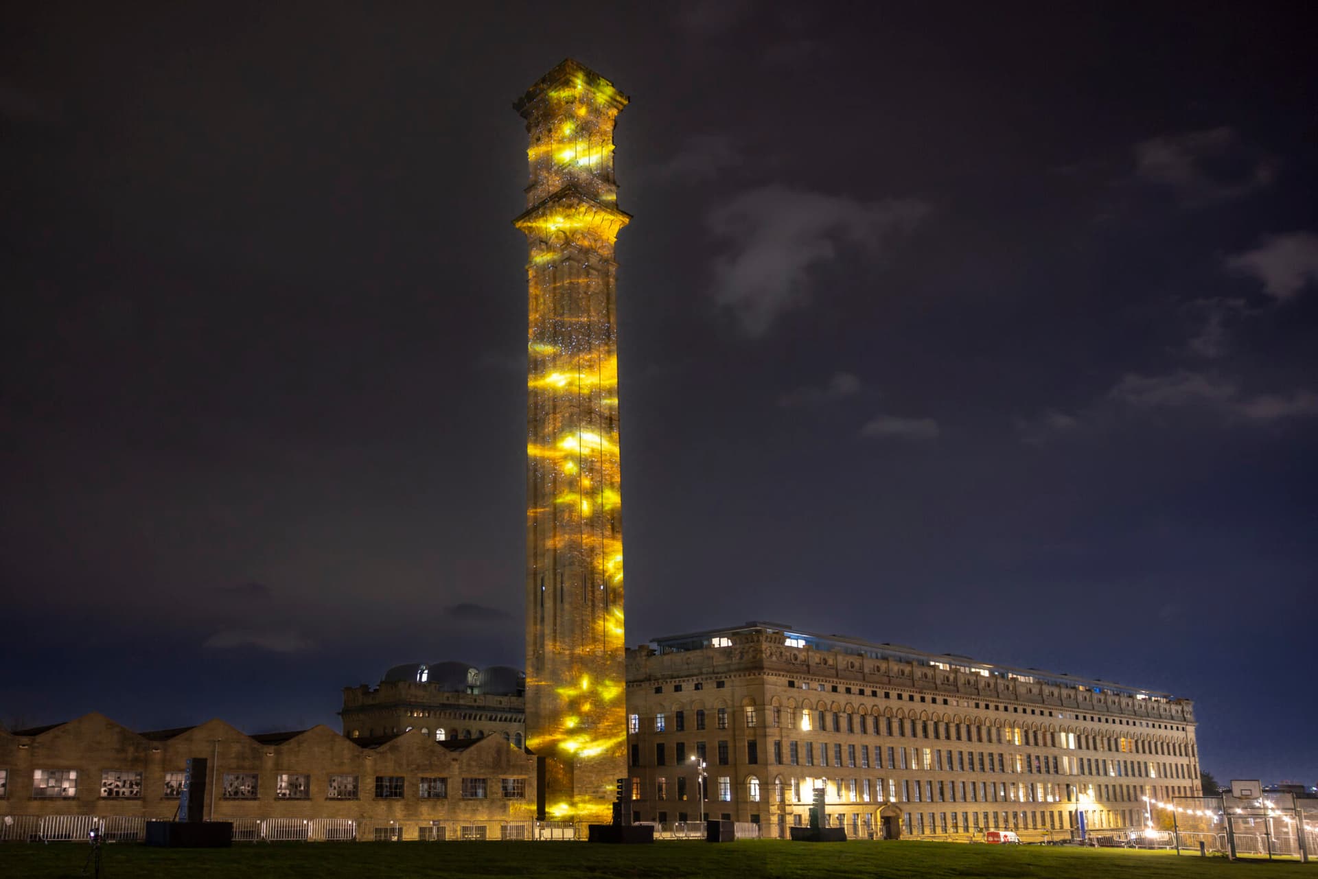What Is The Strike Light Show At Lister Mill For Bradford 2025 City Of Culture?