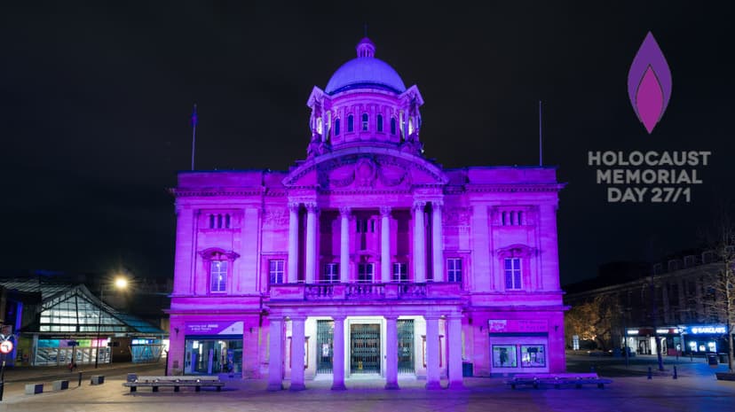 Purple landmark