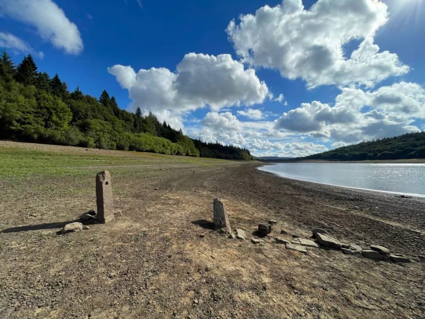 dam levels an artefacts