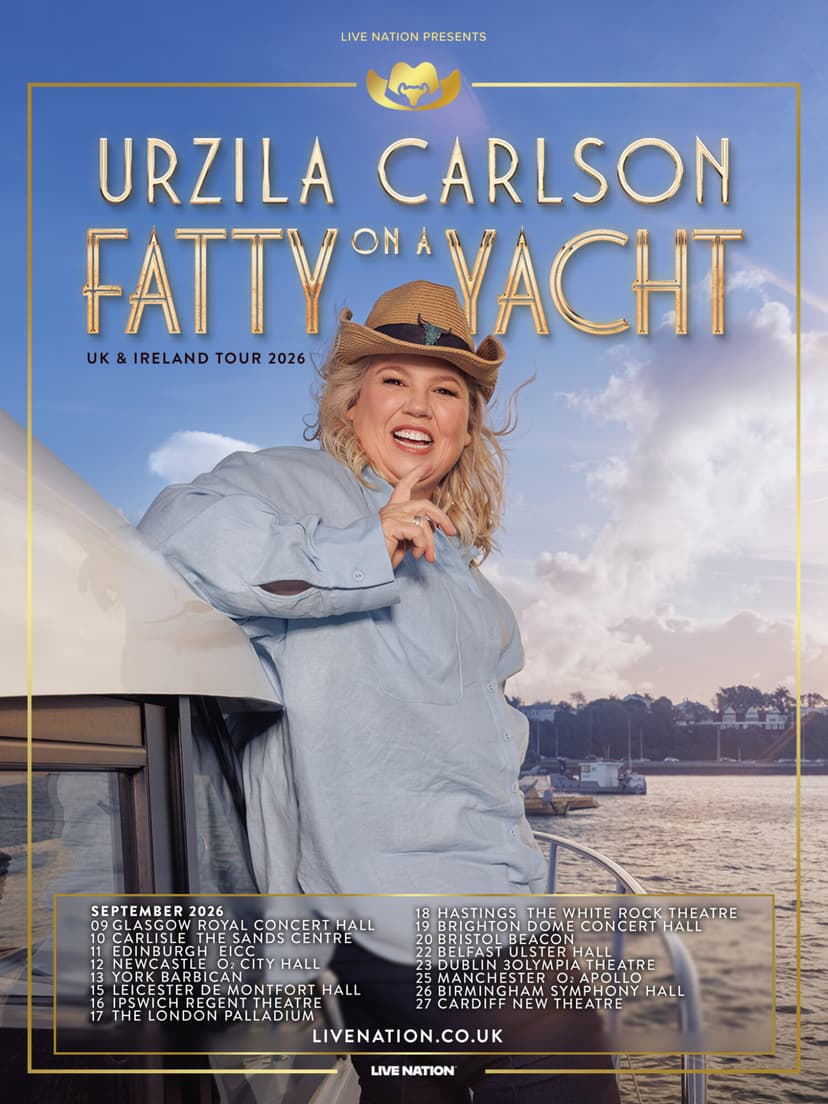 Featured image for Urzila Carlson's Fatty On A Yacht UK Tour is Coming to York - Arts & Culture