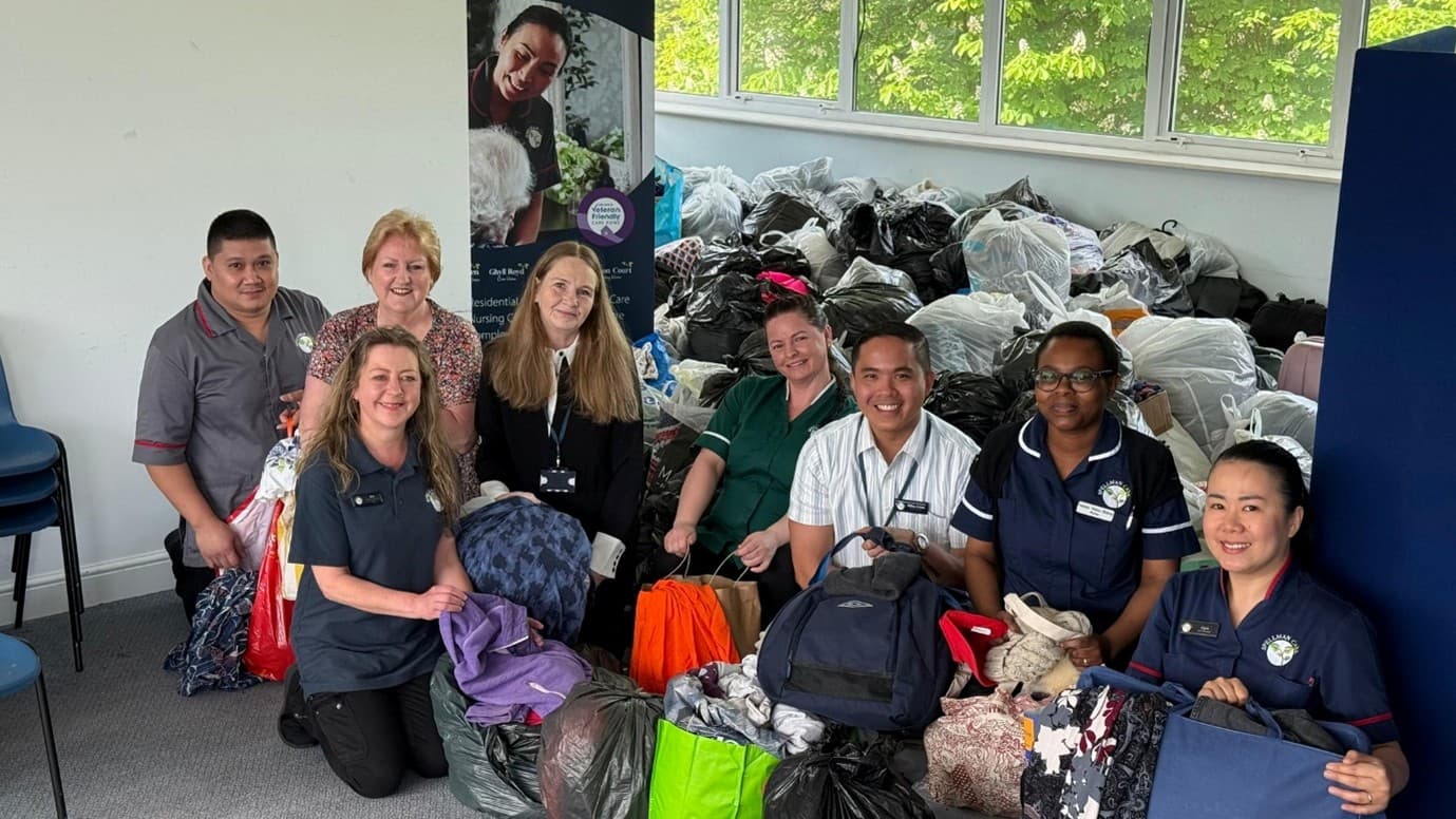 Spellman Care Celebrates Success of The Clothing Bank Appeal in Yorkshire