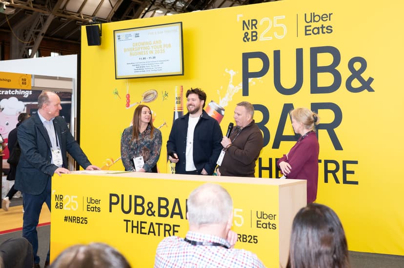 Panel discussion at Yorkshire pub and bar event