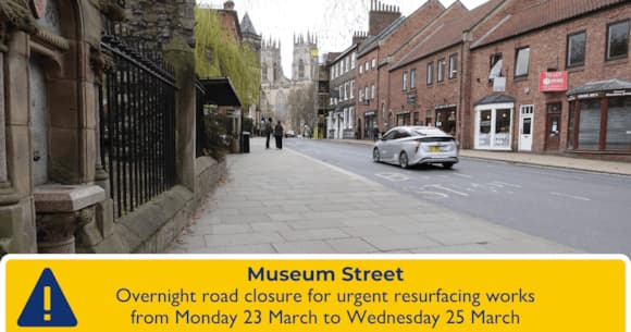 Everything You Need to Know About the Overnight Road Closures Announced for York City Centre
