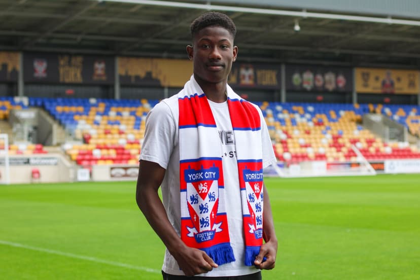 Featured image for Mo Fadera signs for York City - York City Football Club