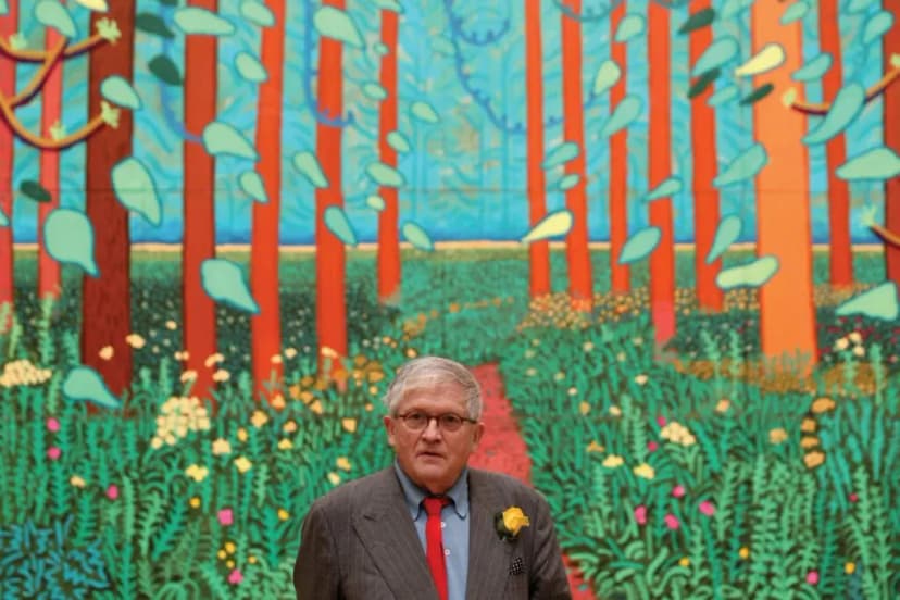 David Hockney, a Yorkshire Treasure, in spring