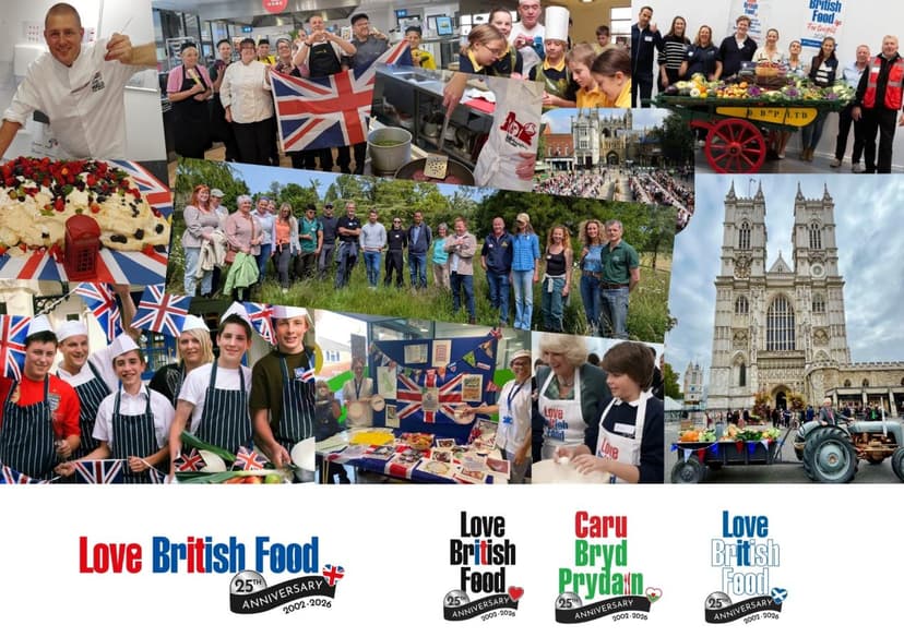 A vibrant collage showcasing Yorkshire's culinary celebrations, featuring chefs, local produce, and festive gatherings.