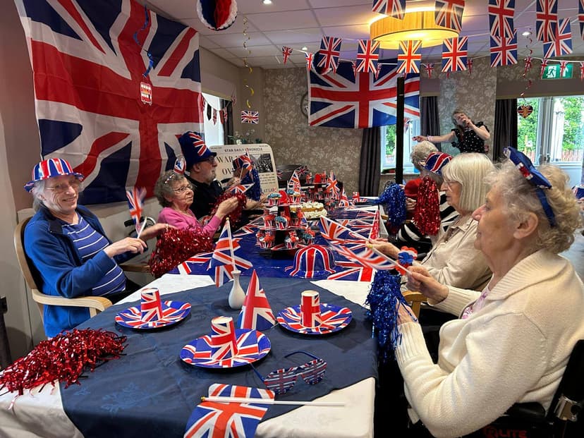 Meadowbeck Care Home Celebrates 81st VE Day Anniversary with 1940s Afternoon Tea