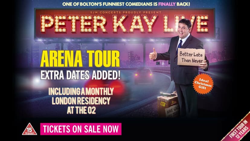 Featured image for Peter Kay is coming to Yorkshire - Arts & Culture