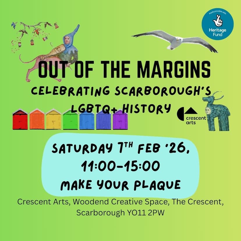 Featured image for Celebrate Local LGBTQ+ Heritage: Free Community-Centred Workshops - Arts & Culture