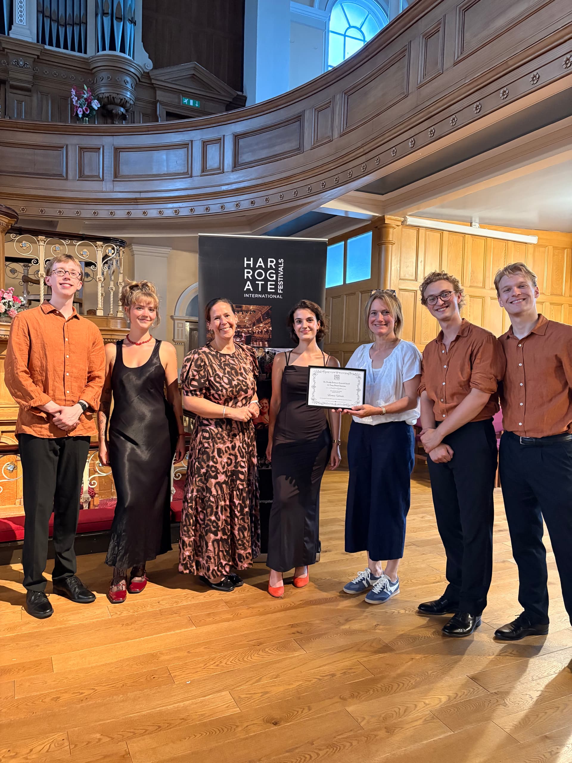 Lumas Winds Wins Dorothy Parkinson Memorial Award at Harrogate Music Festival 2026