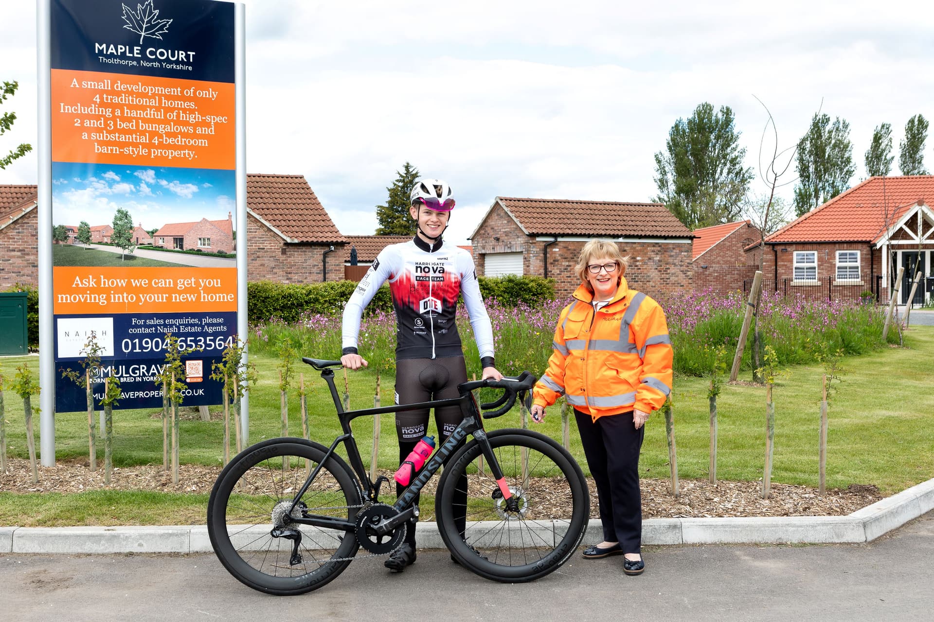 North Yorkshire Cyclist Archie Whittemore Shines in European Road Race Debut