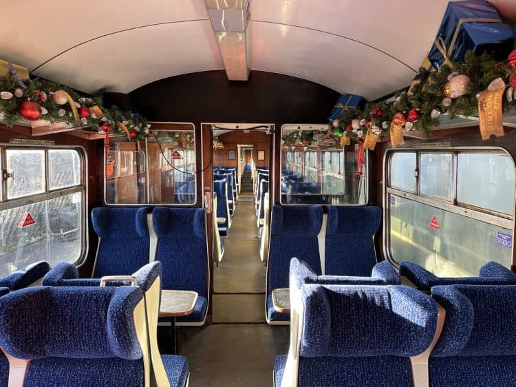 Featured image for What Are The Refurbished Wensleydale Railway Carriages Like For Christmas In Yorkshire? - Seasonal