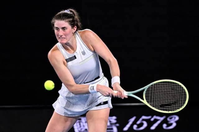 Tennis player Rebecca Marino
