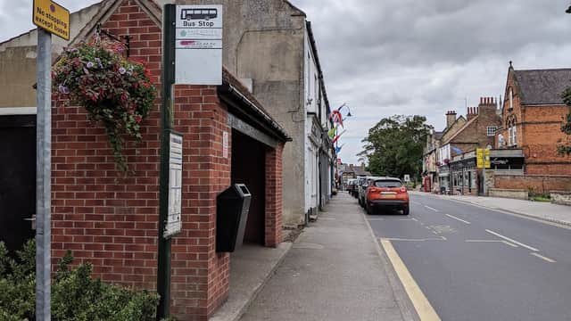 Bus Stop at Hornsea Newbegin - Bus Stops in hornsea