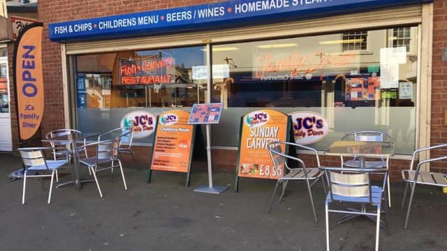 Dining at JCs Family Diner in bridlington