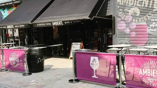 Dining at Ambiente Tapas Hull in hull