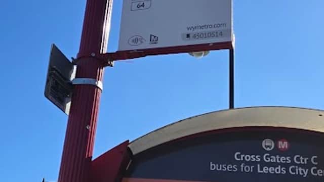 Bus Stop at Cross Gates Centre (stop C) - Bus Stops in colton