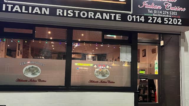 Dining at Ferdinando's Italian restaurant in greenhill