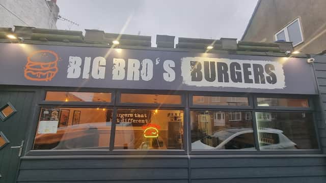 Dining at Big Bros Burgers in beeston