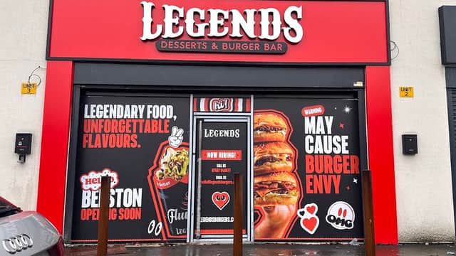 Dining at Legends Desserts And Burger Bar Beeston in beeston
