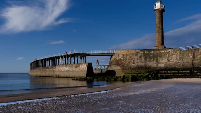 Whitby Harbour West Lighthouse - Historic Site in whitby
