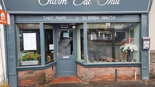 Dining at Charm Eat Thai in york