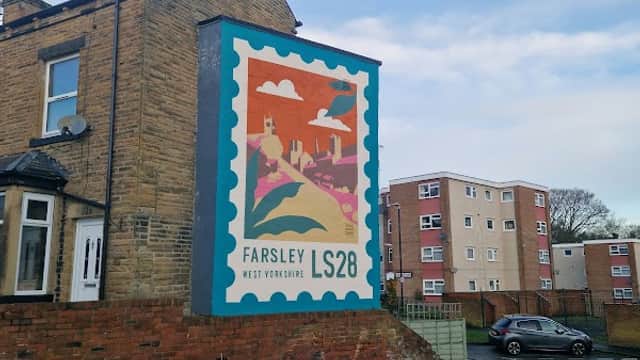 The Farsley Mural - Attraction in farsley