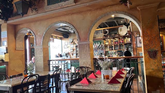 Dining at Tricolos in scarborough