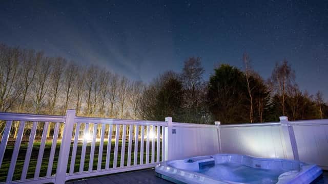 Accommodation at Tarn Lodge with Hot Tub in allerthorpe