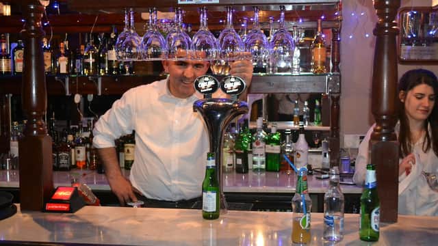 Dining at Ponte Vecchio in keighley