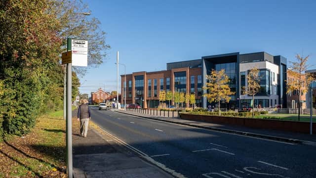 Bus Stop at Beverley Armstrong Way - Bus Stops in beverley