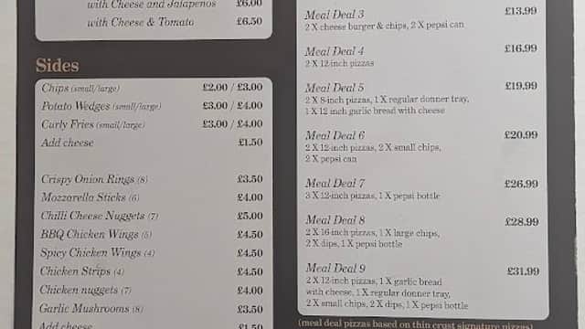 Dining at My Pizza Co in barnsley