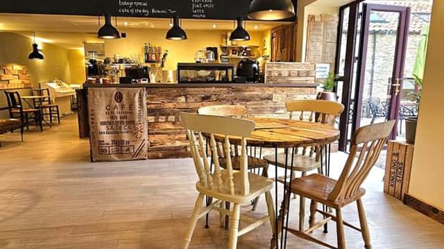 Cafe ginger hall café + courtyard in kirkbymoorside