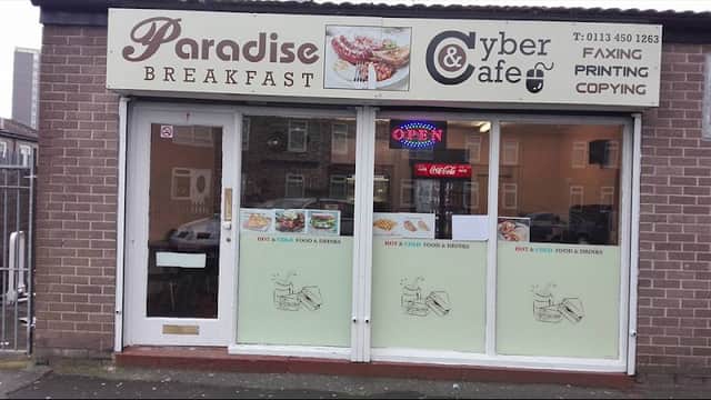 Cafe Paradise Breakfast and cyber cafe in killingbeck